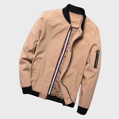 Men’s Bomber Jacket | Slim Fit Zip-Up | Lightweight Urban Layer