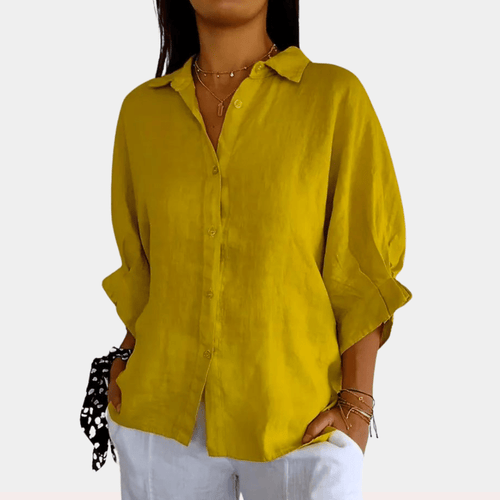 Relaxed Fit Linen Shirt | Breathable & Lightweight | Button-Down | Casual & Chic