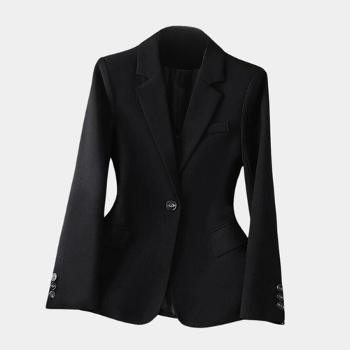 Single-Button Tailored Blazer | Elegant Slim Fit | Lightweight & Versatile | Office Chic