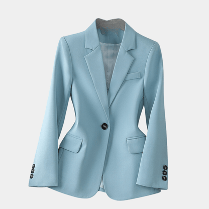 Single-Button Tailored Blazer | Elegant Slim Fit | Lightweight & Versatile | Office Chic