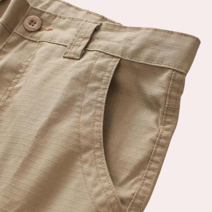 Men's Utility Cargo Pants | Multi-Pocket Cotton Twill | Relaxed Fit