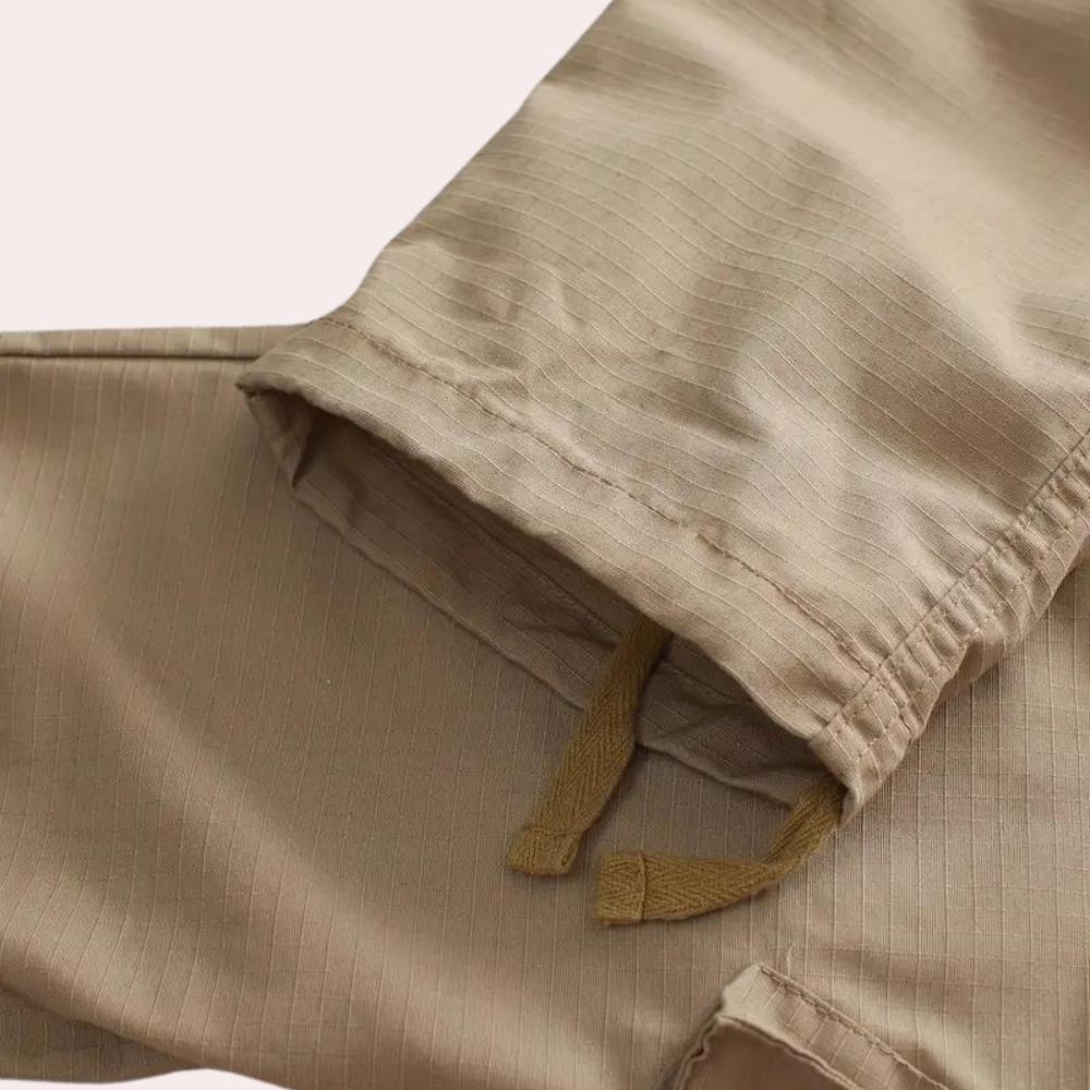 Men's Utility Cargo Pants | Multi-Pocket Cotton Twill | Relaxed Fit