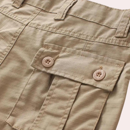 Men's Utility Cargo Pants | Multi-Pocket Cotton Twill | Relaxed Fit