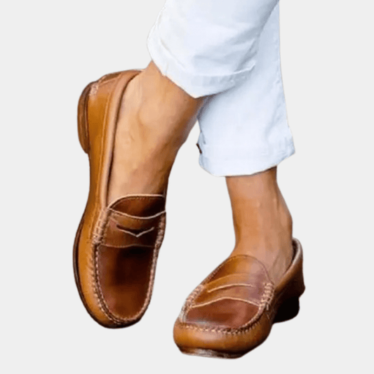 Men’s Classic Leather Loafers | Timeless & Comfortable | Slip-On | Dress & Casual Wear
