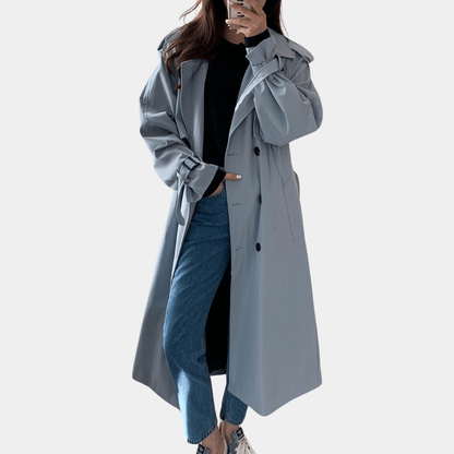 Classic Trench Coat | Adjustable Belted Fit | Timeless Design | Lightweight Layer