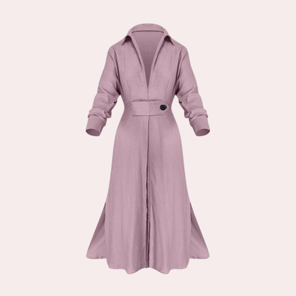 Elegant Belted Blazer Dress | Long Sleeve Maxi | Chic & Sophisticated | Formal & Evening Wear