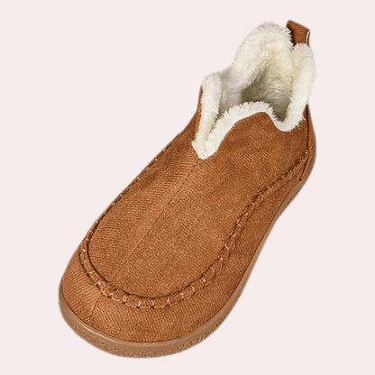 Fleece-Lined Slip-On Loafers | Warm & Cozy | Casual Winter Shoes