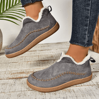 Fleece-Lined Slip-On Loafers | Warm & Cozy | Casual Winter Shoes