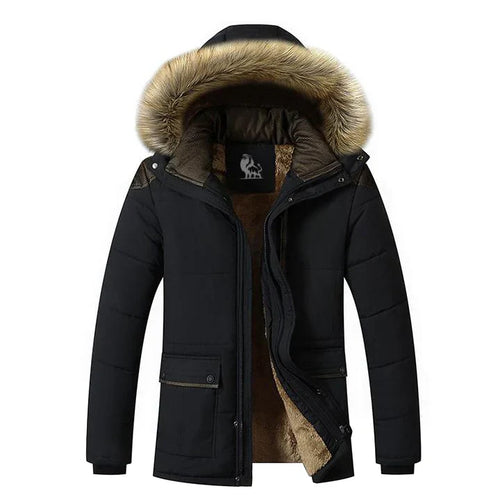 Men’s Insulated Parka | Faux Fur Hood | Heavyweight Winter Warmth