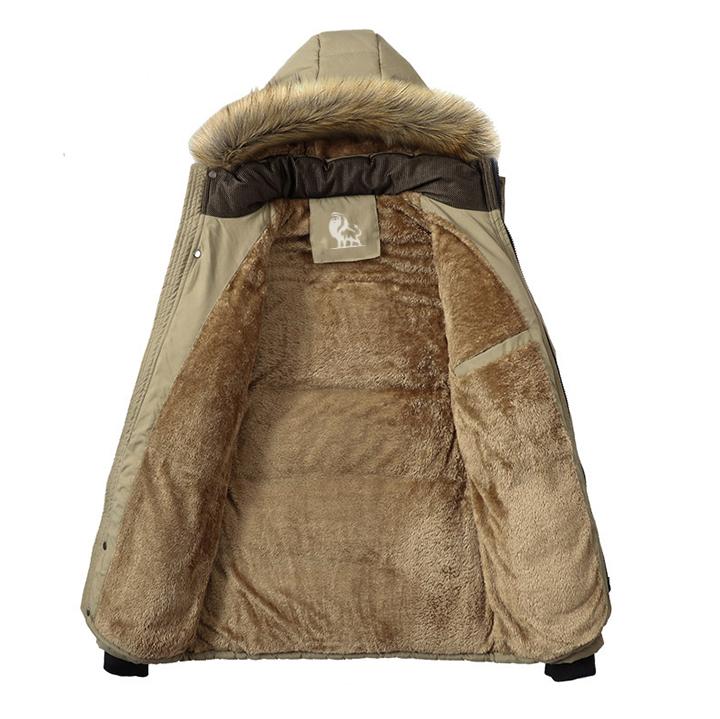 Men’s Insulated Parka | Faux Fur Hood | Heavyweight Winter Warmth