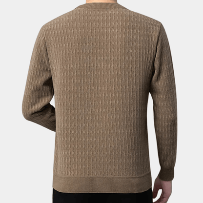 Textured Knit Sweater | Classic Fit | Soft and Stylish