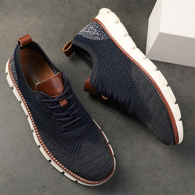 Men’s Lightweight Knit Sneakers | Breathable Slip-On Runners | Everyday Walking Shoes Canada