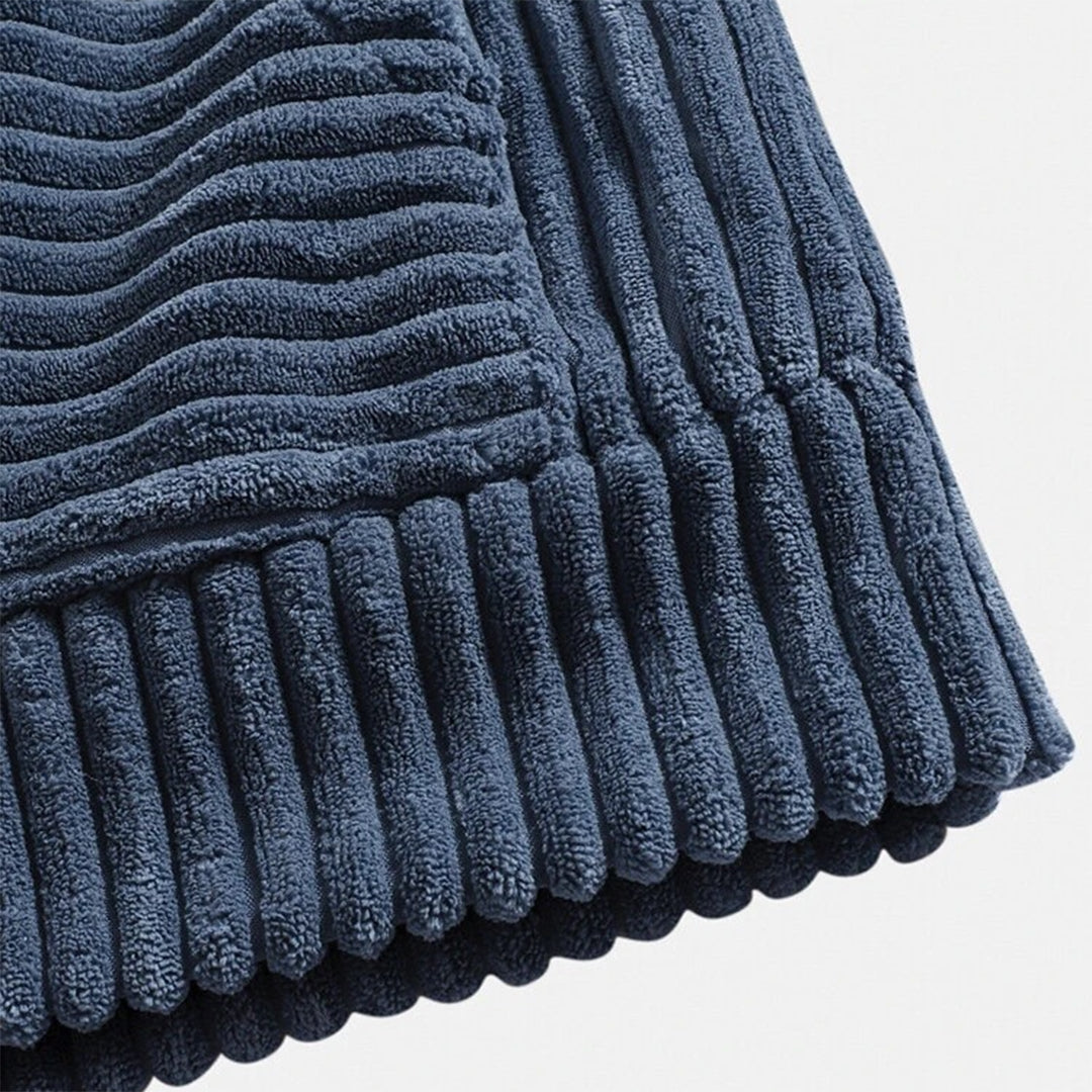 Men’s Corduroy Pullover Hoodie | Soft Ribbed Texture | Relaxed Fit Fall Sweatshirt