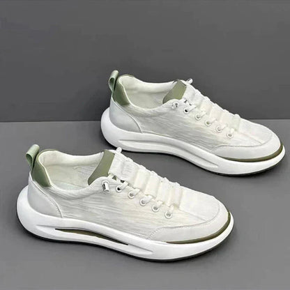 Men’s Retro Colourblock Sneakers | Cushioned Sole | Lightweight Casual Runners