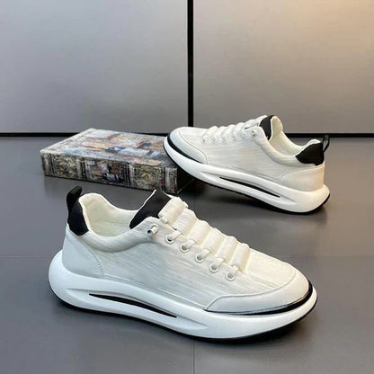 Men’s Retro Colourblock Sneakers | Cushioned Sole | Lightweight Casual Runners