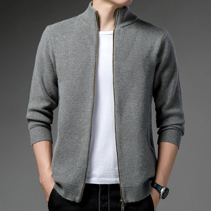 Men’s Zip-Up Cardigan | Knit Jacket | Lightweight Layering Canada
