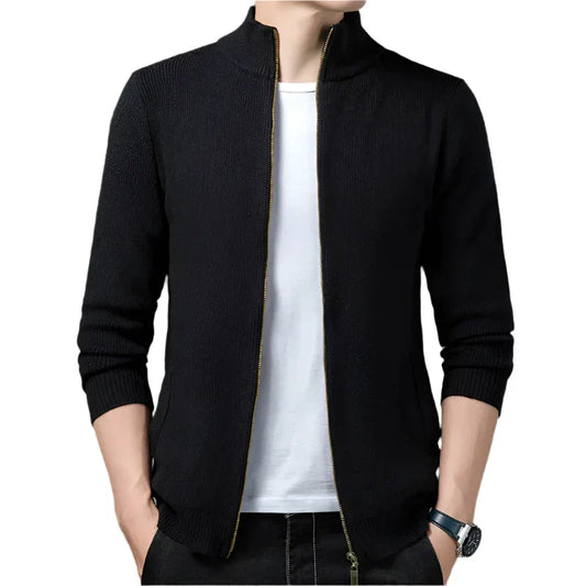 Men’s Zip-Up Cardigan | Knit Jacket | Lightweight Layering Canada