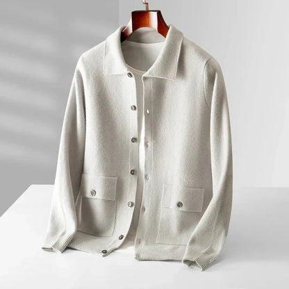Men's Oversized Knit Cardigan | Soft Button-Up Sweater for Layering
