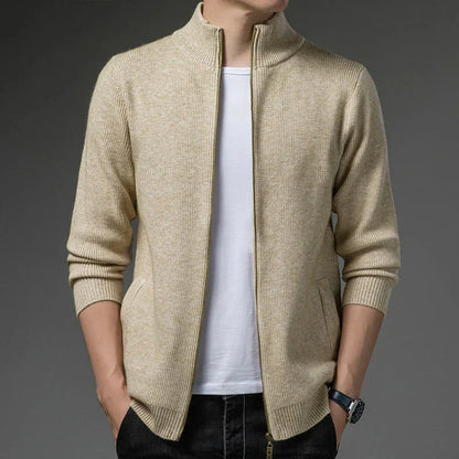 Men’s Zip-Up Cardigan | Knit Jacket | Lightweight Layering Canada