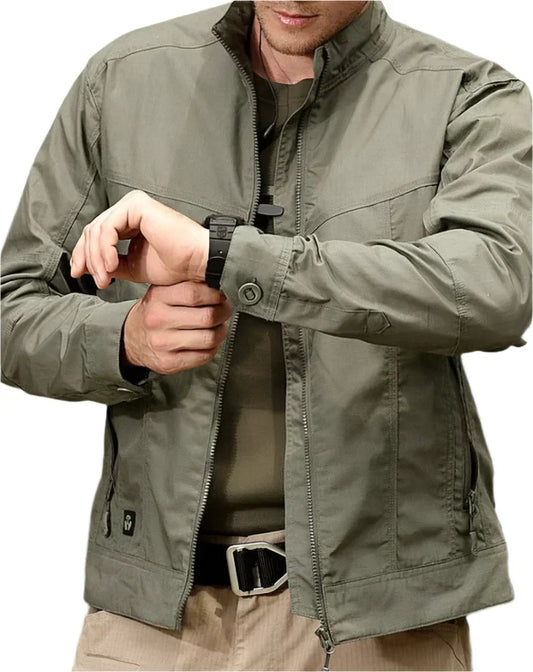 Men’s Lightweight Bomber Jacket | Zip-Up Utility Style | Transitional Outerwear Canada