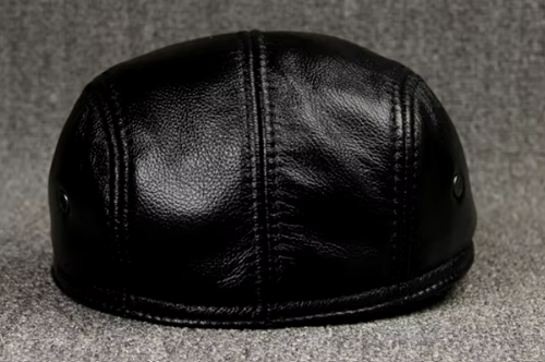 Men’s Leather Flat Cap | Classic Ivy Style | Soft Structured Fit