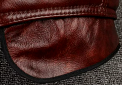 Men’s Leather Flat Cap | Classic Ivy Style | Soft Structured Fit