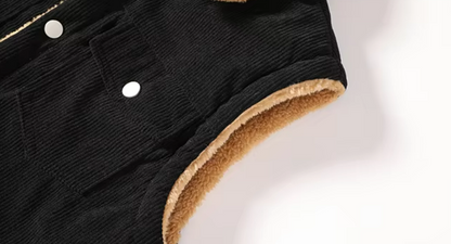 Men’s Sherpa-Lined Utility Vest | Sleeveless Outerwear | Heavyweight Cotton Canvas