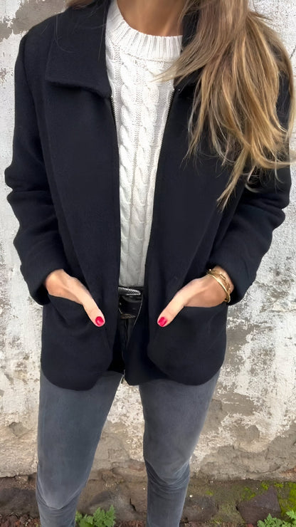 Classic Open-Front Blazer Cardigan | Soft Knit | Polished Layer | Versatile Style