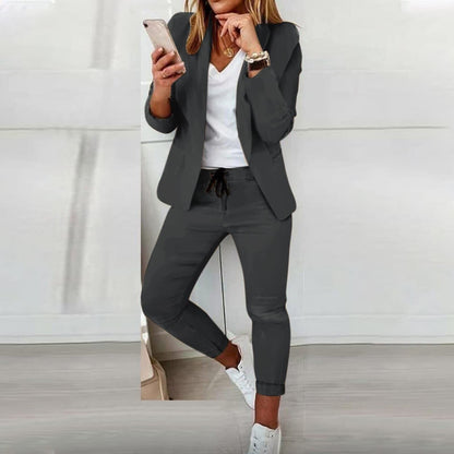 Jogger Blazer Set | Casual Tailored Fit with Stretch Jogger Pants