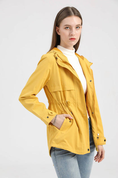 Lightweight Hooded Rain Jacket | Water-Resistant | Adjustable Fit | Everyday Essential