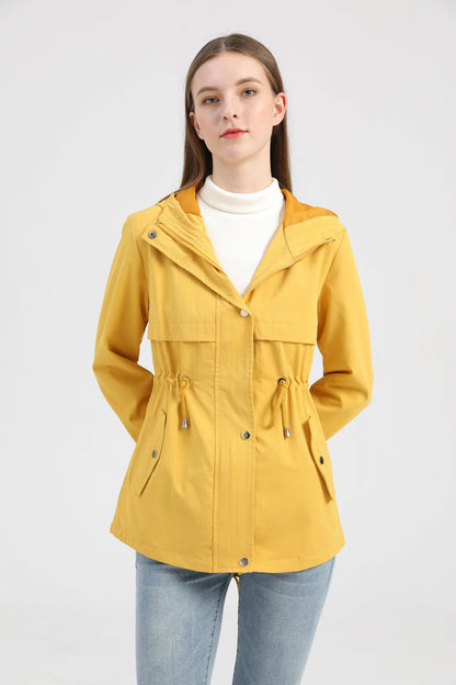 Lightweight Hooded Rain Jacket | Water-Resistant | Adjustable Fit | Everyday Essential