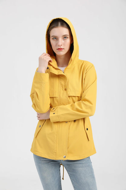 Lightweight Hooded Rain Jacket | Water-Resistant | Adjustable Fit | Everyday Essential