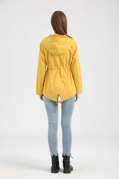 Lightweight Hooded Rain Jacket | Water-Resistant | Adjustable Fit | Everyday Essential