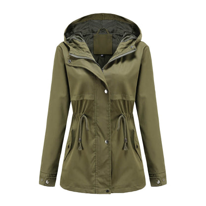 Lightweight Hooded Rain Jacket | Water-Resistant | Adjustable Fit | Everyday Essential