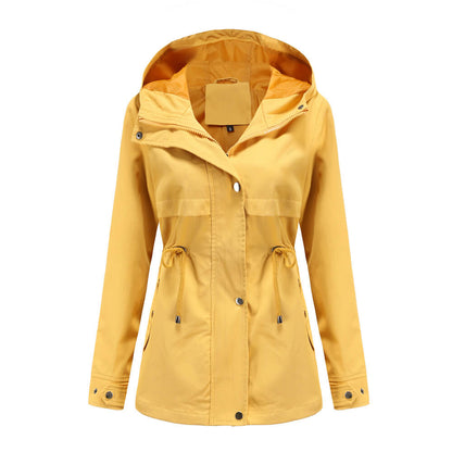 Lightweight Hooded Rain Jacket | Water-Resistant | Adjustable Fit | Everyday Essential
