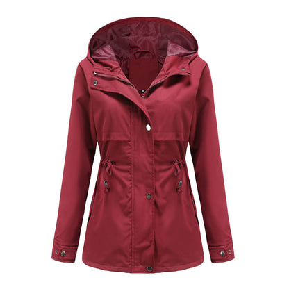 Lightweight Hooded Rain Jacket | Water-Resistant | Adjustable Fit | Everyday Essential