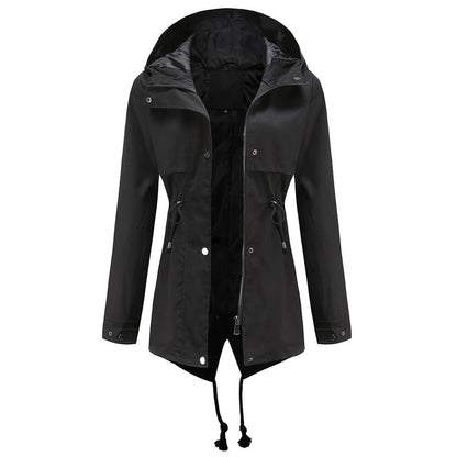 Lightweight Hooded Rain Jacket | Water-Resistant | Adjustable Fit | Everyday Essential