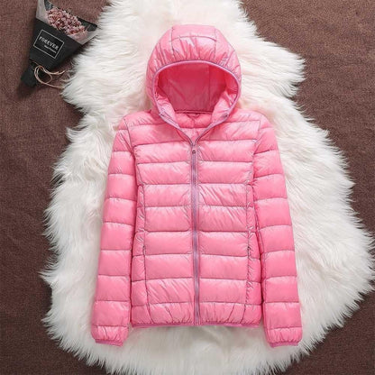 Lightweight Hooded Puffer Jacket | Quilted Insulation | Packable Warmth