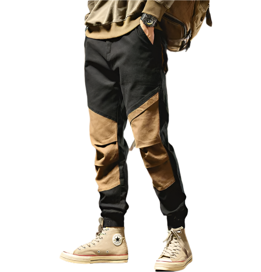 Men's Techwear Cargo Joggers | Panelled Utility Design | Streetwear Fit