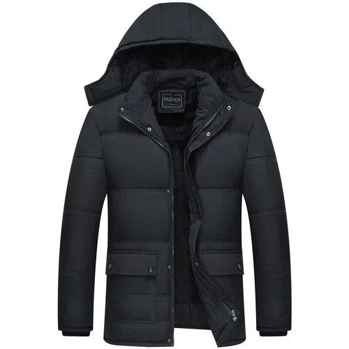 Puffer Parka Jacket with Hood | Windproof Winter Outerwear