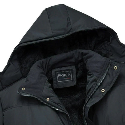 Puffer Parka Jacket with Hood | Windproof Winter Outerwear