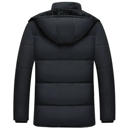Puffer Parka Jacket with Hood | Windproof Winter Outerwear