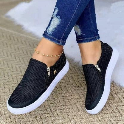 Textured Slip-On Sneakers | Lightweight Comfort | Casual Everyday Shoes