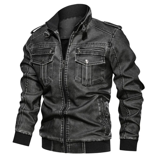 Men’s Denim Jacket | Casual Streetwear Style | Utility Pockets