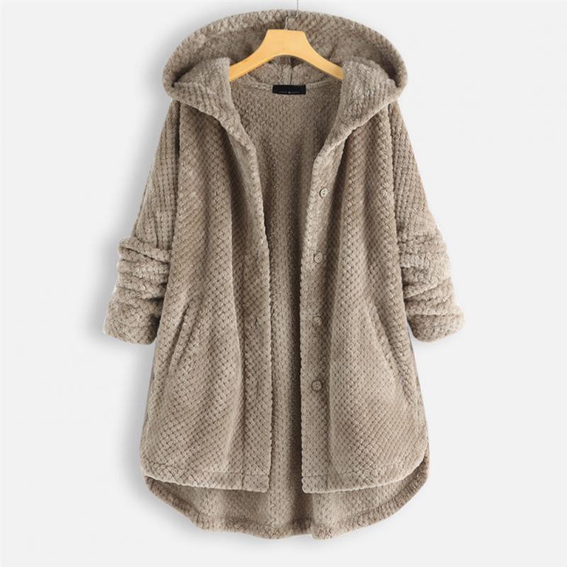 Hooded Corduroy Jacket | Button-Up Design | Warm & Stylish | Casual Outerwear