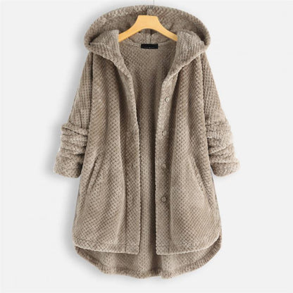 Hooded Corduroy Jacket | Button-Up Design | Warm & Stylish | Casual Outerwear