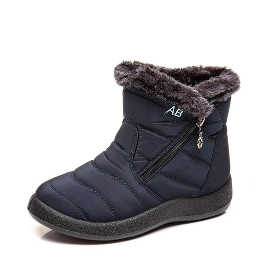 Insulated Winter Booties | Waterproof Outer with Faux Fur Lining