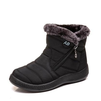 Insulated Winter Booties | Waterproof Outer with Faux Fur Lining