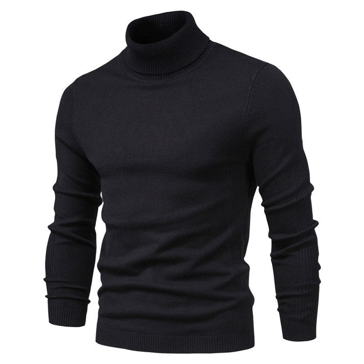 Men’s Classic Turtleneck Sweater | Soft Knit Pullover | Cold-Weather Layering Essential