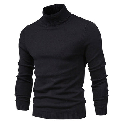 Men’s Classic Turtleneck Sweater | Soft Knit Pullover | Cold-Weather Layering Essential